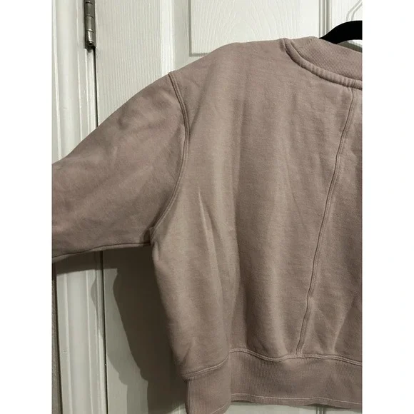 Calvin Klein Performance M Crew Neck Sweatshirt Pullover Cozy Rose Pink Logo - Picture 9 of 10